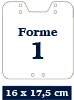 FORME 1 PLAQUE VTT