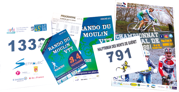 TOUS POUR LA COMMUNICATION SPORTIVE AFFICHE FLYER